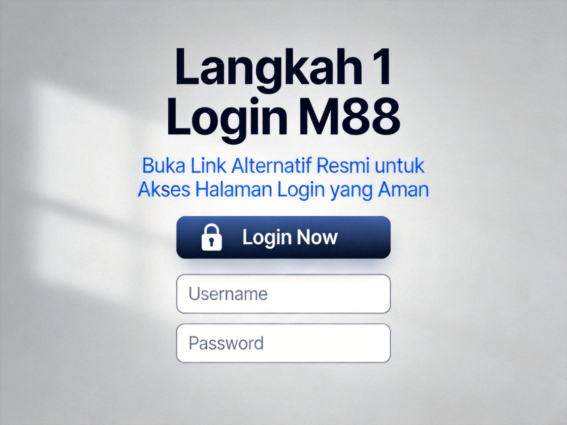 Langkah 1 Login M88 - Buka Link Alternatif Resmi untuk Akses Halaman Login yang Aman